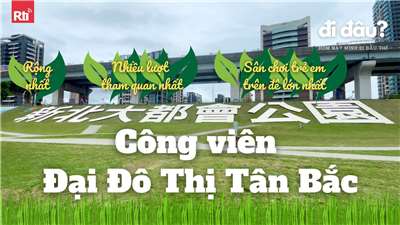 Công viên Đại Đô Thị Tân Bắc. (Ảnh: Đức Mạnh)