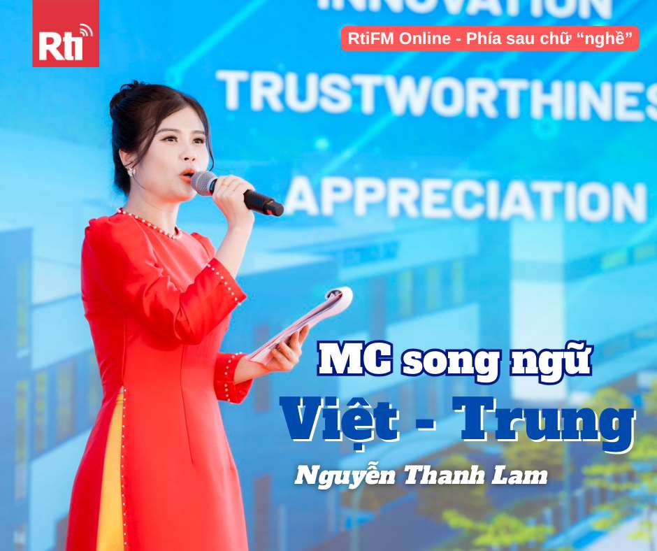 MC Thanh Lam - MC song ngữ Việt - Trung. (Ảnh: Nhân vật cung cấp)