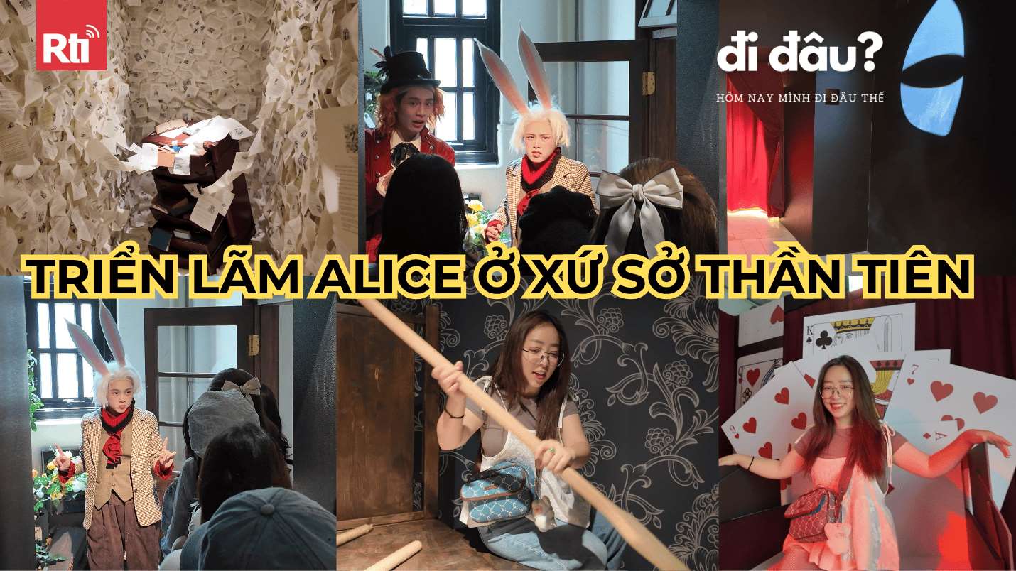 Triển lãm "Alice ở xứ sở thần tiên" tại Đài Bắc (ảnh: Thu Trang)