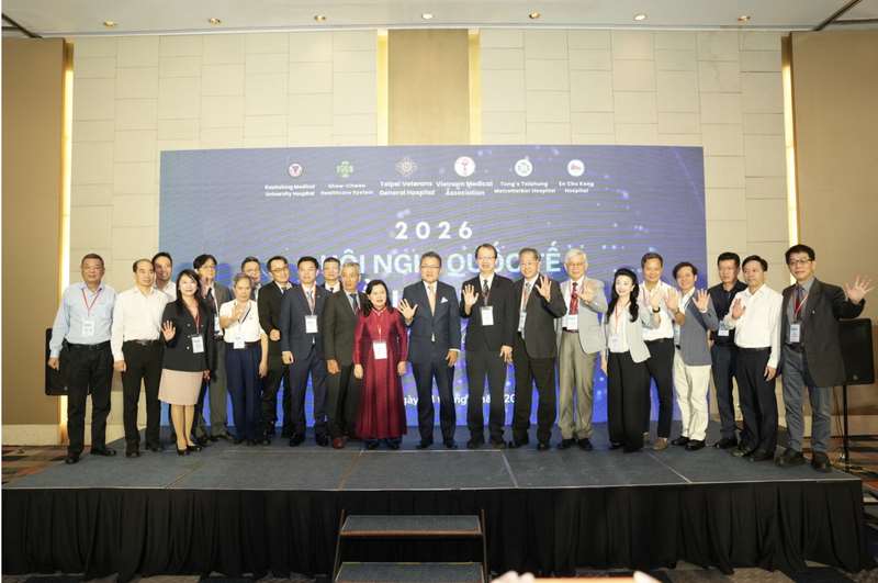 Ngày 18/7, Bệnh viện Đa khoa Cựu chiến binh Đài Bắc và Tổng hội Y học Việt Nam đã đồng tổ chức “Hội nghị quốc tế về điều trị ung thư 2026: Tương lai của điều trị ung thư tích hợp”. (Ảnh: CNA)