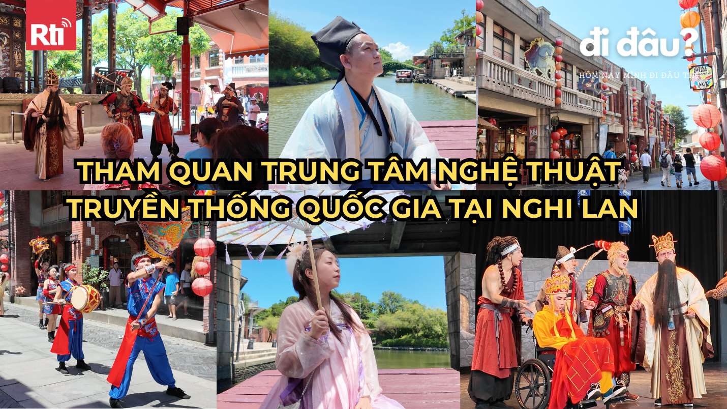 Trải nghiệm mặc hán phục và làm đồ thủ công tại Trung tâm Nghệ thuật Truyền thống Quốc gia ở Nghi Lan (ảnh: Thu Trang)