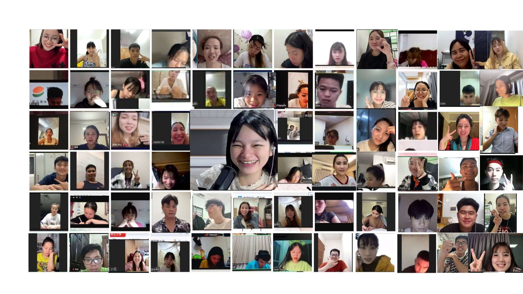 Di dân mới gốc Việt Nguyễn Thị Hường là người sáng lập fanpage dạy tiếng Trung online 夏朵華語, và đã từng giảng dạy khoảng hơn 300 học viên trong đó phần lớn là lao động và di dân mới người Việt tại Đài Loan (Ảnh: Nhân vật cung cấp)