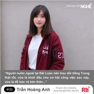 Trần Hoàng Anh - Chuyên viên marketing trang web việc làm miễn phí dành cho người Việt Nam tại Đài Loan. (Ảnh: Nhân vật cung cấp)