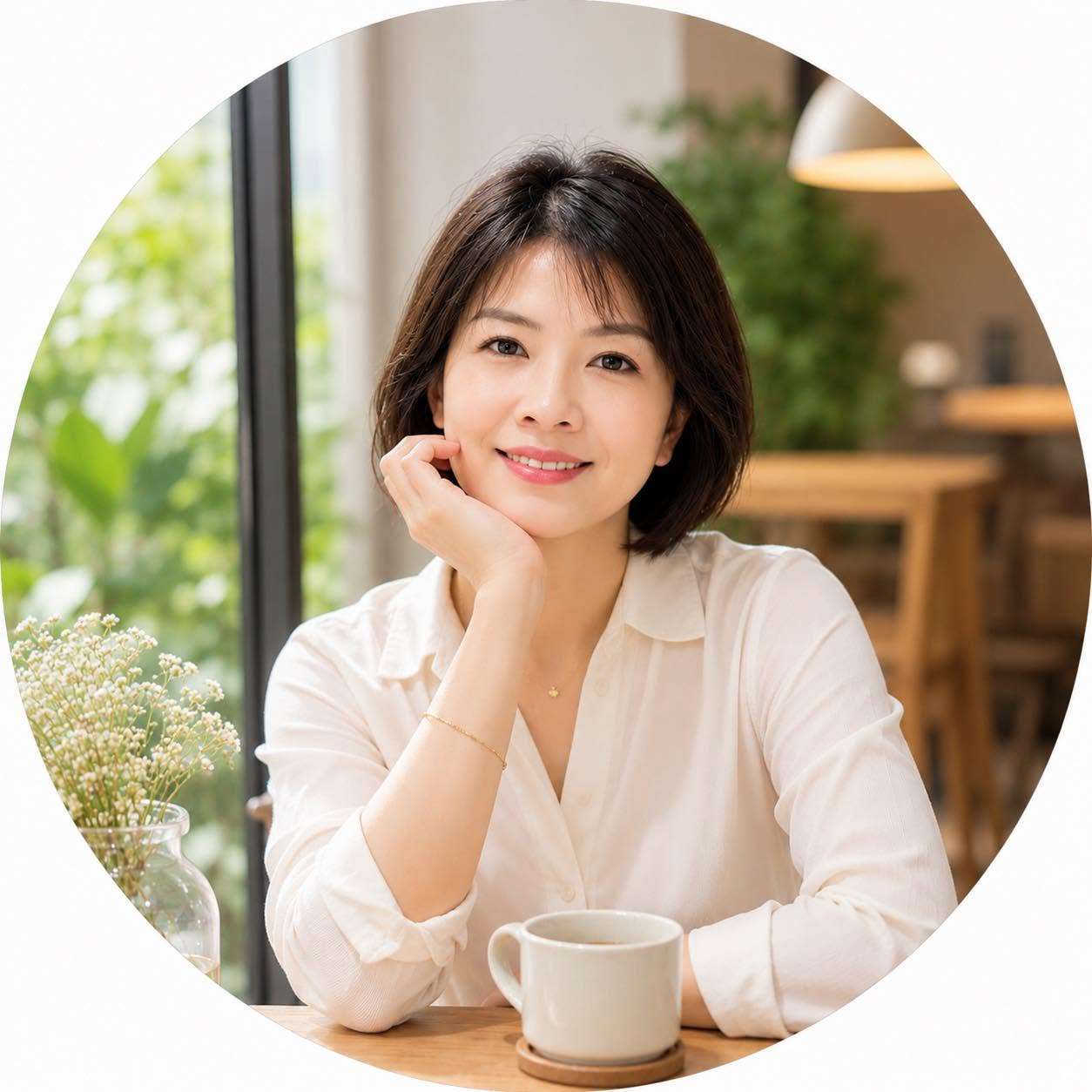 Di dân mới Trần Nghinh Huyên, hiện là phát thanh viên của chương trình "幸福中台灣" của ·Đài phát thanh Giáo dục (Ảnh: FB Chen Mai)