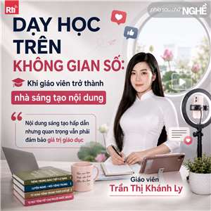 Trần Thị Khánh Ly - Giáo viên tiếng Trung và tiếng Việt tại Đài Loan. (Ảnh: Nhân vật cung cấp/ AI)