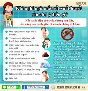 Khi nghi ngờ mắc sốt xuất huyết cần chú ý điều gì?