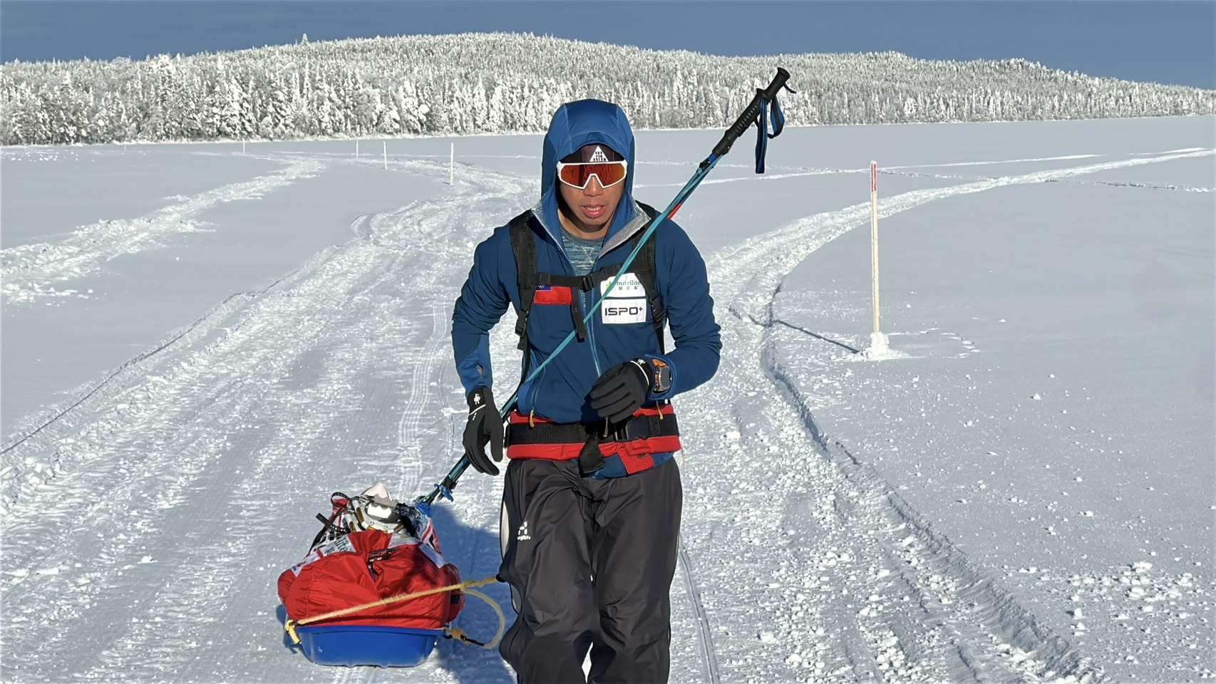  VĐV siêu marathon Trần Ngạn Bác giành ngôi Á quân Giải chạy Vòng Bắc Cực 185km liên tục không nghỉ. (Ảnh: NVCC)